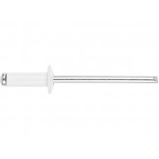 Заклепка вытяжная 3.2х8 мм алюминий/сталь, RAL 9003 (50 шт в зип-локе) STARFIX