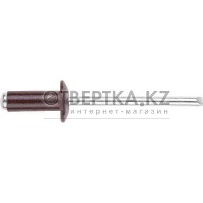 Заклепка вытяжная 4.0х10 мм алюминий/сталь, RAL 3005 (50 шт в зип-локе) STARFIX SMZ1-91227-50
