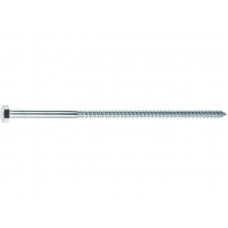 Шуруп 8х100 мм шестигр. головка, цинк, DIN 571 (2 шт в зип-локе) STARFIX в Актау