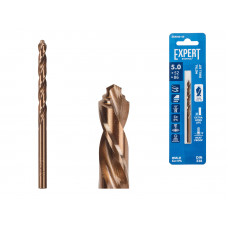 Сверло по металлу ц/х 5.0х52х86 мм HSS-Co EXPERT STARTUL