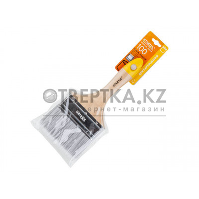 Кисть плоская 4"-100мм синтет. щетина (лаки) STARTUL MASTER ST0109-100