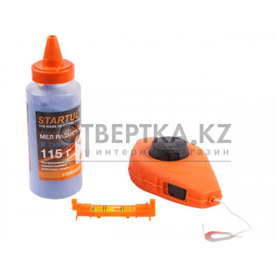 Шнур разметочный 30м с мелом и уровнем STARTUL STANDART (ST1210)