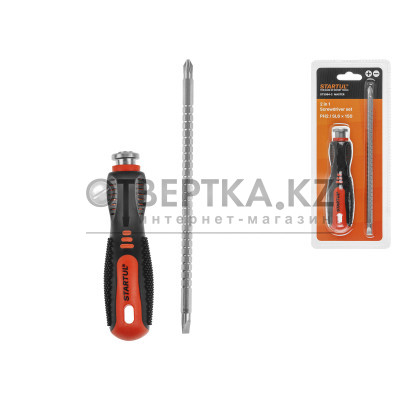 Отвертка 2-в-1 PH2/SL6 150мм STARTUL MASTER (ST3094-2)