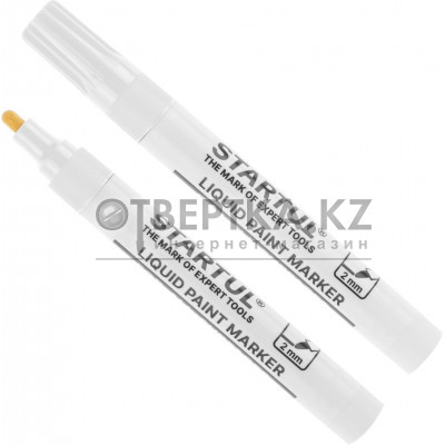 Маркер промышл. перманентный на основе жидк. краски белый STARTUL PROFI (ST4360-01)