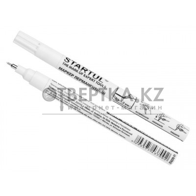 Маркер промышл. перманентный на основе жидк. краски белый STARTUL PROFI (ST4370-01)