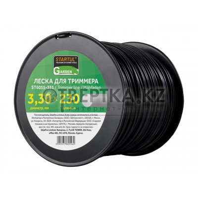Леска ф 3.3 мм х 230 м кругл. сеч. STARTUL GARDEN ST6055-331
