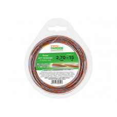 Леска ф 2.7 мм х 15 м витой квадрат сеч. ALULON TWIST STARTUL GARDEN