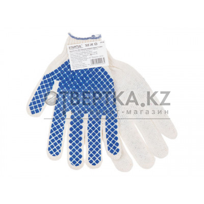 Перчатки х/б с ПВХ (обливная ладонь) 7,5класс STARTUL ST7194
