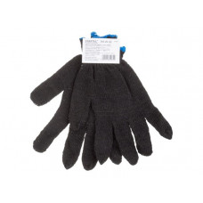 Перчатки х/б без ПВХ покрытия, 7,5 класс, черные STARTUL