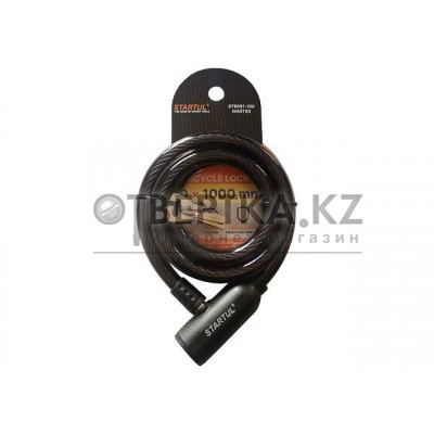 Замок велосипедный 10х1000мм STARTUL MASTER (ST8081-100)