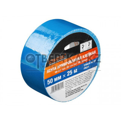 Лента армированная клейкая 50ммх25м синяя STARTUL PROFI (ST9039-48-25) Лента армированная клейкая 50ммх25м синяя STARTUL PROFI (ST9039-48-25)
