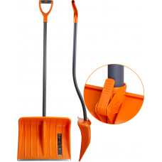 Лопата снеговая пластм. 500х390мм со стальн.черенком STARTUL METSA (ST9055-2) в Алматы