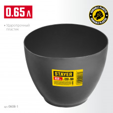 STAYER d 120 х 90 мм, 0.7 л, высокая чашка для гипса (0608-1)