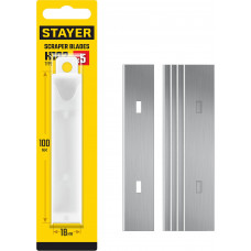 STAYER 100 мм, 5 шт, сменное лезвие для скребка 08515 (08515-S5) в Актобе