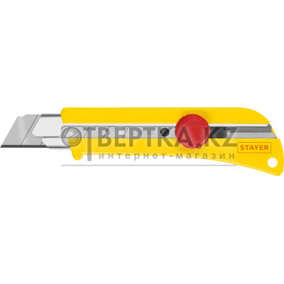STAYER SK-25, 25 мм, нож с винтовым фиксатором, Professional (09173) 09173_z01