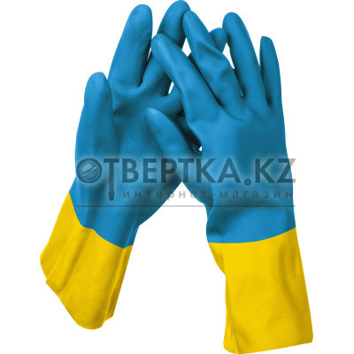 Латексные перчатки с неопреновым покрытием STAYER DUAL Pro Professional 11210-L 11210-L_z01