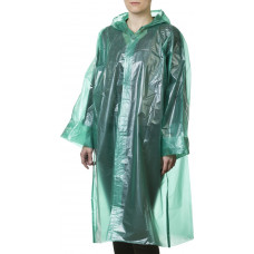 STAYER полиэтилен, зеленый, S-XL, 50 микрон, плащ-дождевик (11610) в Алматы