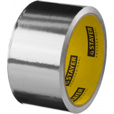 STAYER ProTape, 50 мм, 10 м, до 120 °С, самоклеящаяся алюминиевая лента, Professional (12268-50-10) в Алматы