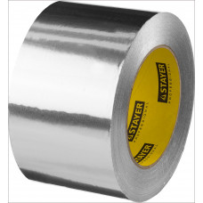 STAYER ProTape, 75 мм, 50 м, до 120 °С, самоклеящаяся алюминиевая лента, Professional (12268-75-50) в Алматы