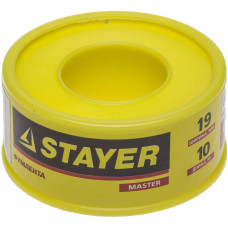 STAYER 0.075 мм х 19 мм х 10 м, 0.40 г/см3, ФУМ лента (12360-19-040)