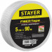 STAYER FIBER-Tape, 5 см х 90 м, 3 х 3 мм, самоклеящаяся серпянка, Professional (1246-05-90) 1246-05-90_z01