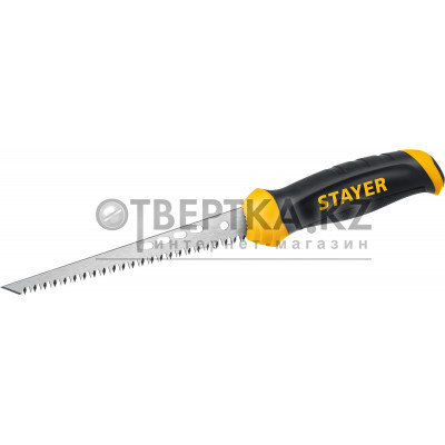 STAYER 160 мм, выкружная ножовка по гипсокартону, Professional (15173) 15173_z02