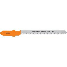 STAYER T119BO, 2 шт, 50 мм / 2 мм, T-хвост., HCS сталь, фигурный рез дерева/фанеры/ДСП, полотна для лобзика, Professional (15989-2) в Таразе