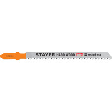 STAYER T101BF, T-хвост., Bi-Metal,по тверд. дереву, шаг зуба 2.5 мм, раб. длина 75 мм, 2 шт, полотна для лобзика, Professional (159901-2.5) в Таразе