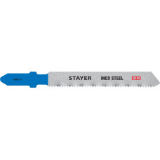 STAYER T118AF, T-хвост., Bi-Metal, по металлу толщиной 1.5-3 мм, шаг зуба 1.4 мм, раб. длина 50 мм, 2 шт, полотна для лобзика (15994-1.4) в Таразе