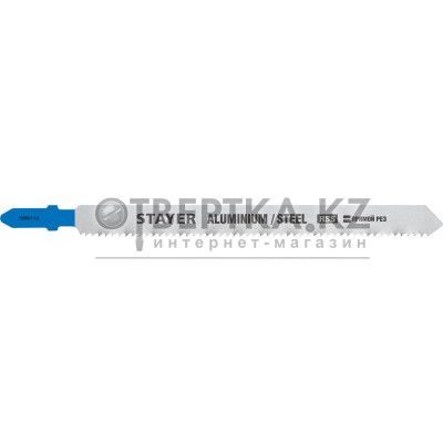 STAYER T318B, 2 шт, T-хвост., 110 мм / 1.8 мм, HSS сталь, по металлу 2-6 мм, по алюмин. профилям до 65 мм, полотна для лобзика (159951-1.8) 159951-1.8_z02
