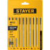 STAYER 140 мм, 10 предм., набор надфилей, Professional (16011-H10) 16011-H10_z02
