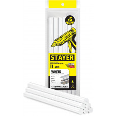 Клеевые стержни STAYER White Professional 2-06821-W-S06