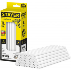 Клеевые стержни STAYER White Professional 2-06821-W-S40