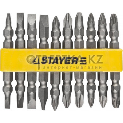 Набор двусторонних бит STAYER 2605-H10 2605-H10_z01