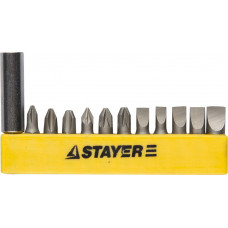 Набор бит с адаптером STAYER 2609-H12