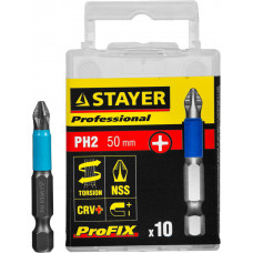 Набор бит STAYER ProFix Professional 26203-2-50-10