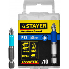 Набор бит STAYER ProFix Professional 26223-2-50-10