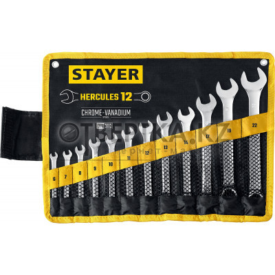 Набор комбинированных ключей STAYER HERCULES Professional 27081-H12 27081-H12_z01