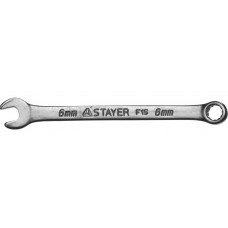 STAYER 6 мм, комбинированный гаечный ключ (27085-06)