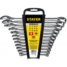Набор комбинированных ключей STAYER HERCULES Professional 27085-H12