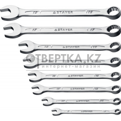 Набор комбинированных ключей STAYER HERCULES Professional 27085-H8 27085-H8_z01