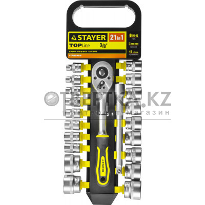 Набор торцовых головок STAYER RSS 21M 27752-H21