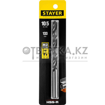 Сверло по металлу STAYER HSS-R Professional 29602-10.5