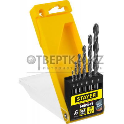Набор сверл STAYER HSS-R Professional 29602-H6 29602-H6_z01
