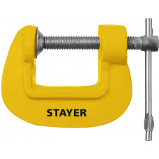 STAYER S-25, 25 мм, чугунная струбцина (3215-025) в Костанае