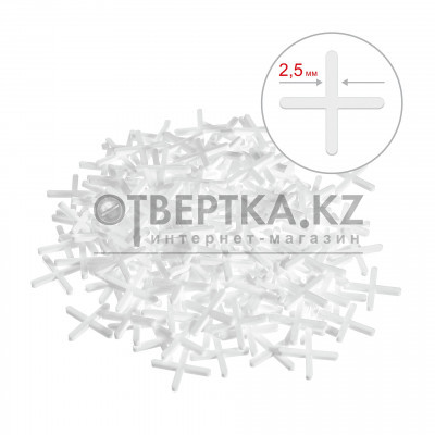 STAYER 2.5 мм, 200 шт, крестики для плитки (3380-2,5)