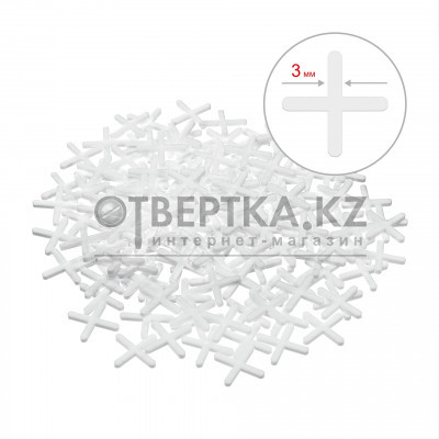 STAYER 3 мм, 150 шт, крестики для плитки (3380-3)
