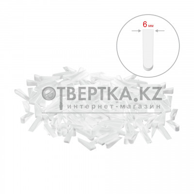 STAYER 6 мм, 100 шт, малые клинья для плитки (3382-1)