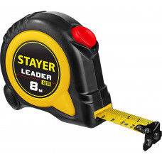 Рулетка с автостопом STAYER Leader Professional 3402-08-25
