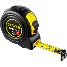 Рулетка с 2-я фиксаторами STAYER BlackMax Professional 3410-03